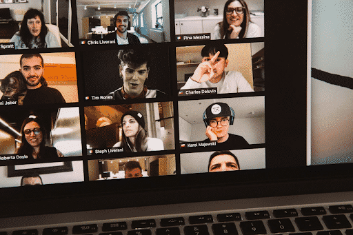 Image of several people in a zoom meeting
