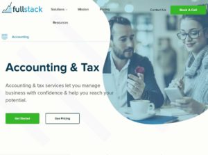 Fullstack Accounting & Tax - example of accounting websites
