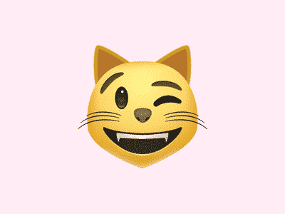 Image result for winking cat emoji